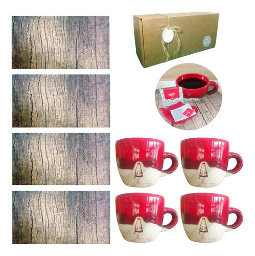 Consentido Set Desayuno Taza Kit Artesanal Caja Cerámica Regalo Kvjr104 0