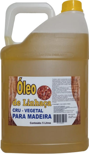 Óleo Para Madeira 100% Natural Linhaça Cru Com Nota 0