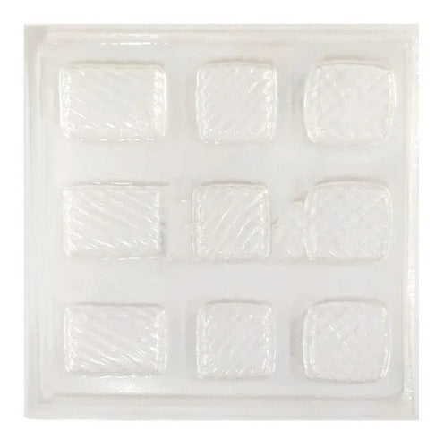 Plastic Chocolate Mold Rectangles x 3 Units 0