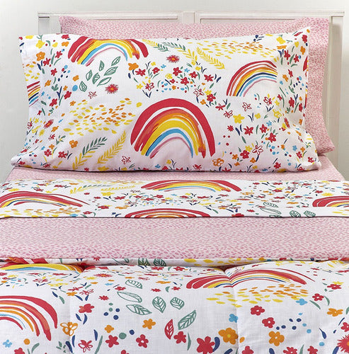 Children's Bed Sheets 1.5 Twin Danubio Percal 93