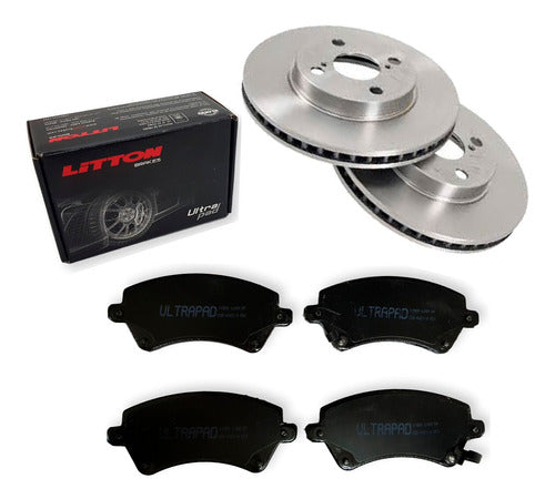 Toyota Corolla 2002-2008 Brake Disc and Pad Kit 0