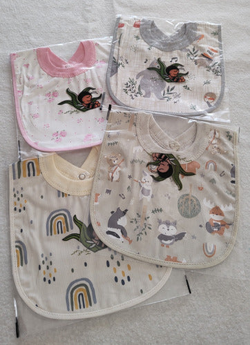 Waterproof Bibs with Cotton Pique Front 4