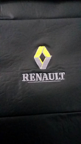 TC Eco Leather Seat Covers with Renault Logo for Cars and Trucks 0