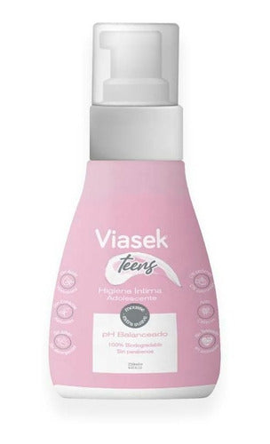 Viasek Espuma De Higiene Íntima Teens X 250ml 0