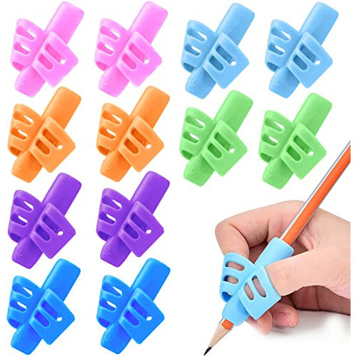 Junelsy 12x Pencil Grip Writing Correction Aid 0