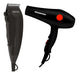 Wahl 18-Piece Home Cut Hair Clipper + Altro Teknikpro Hair Dryer Combo 0