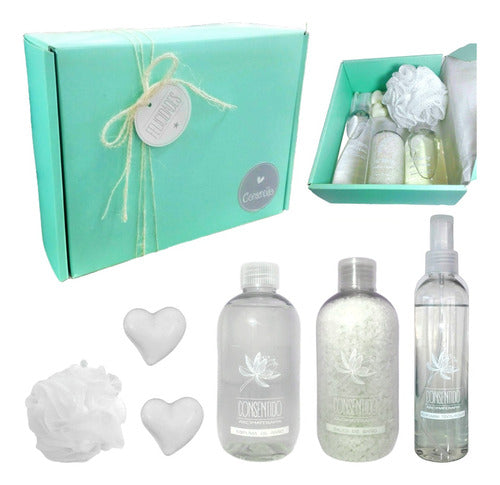 Relaxing Jasmine Spa Aromatherapy Gift Box Set for Christmas - N38 - Set Relax Caja Regalo Navidad Gift Box  Jazmín Spa Aroma N38