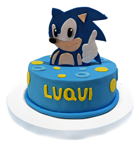 SS GOURMET Torta Sonic - 20 Personas - Mesa Dulce Tematica Personalizada 0