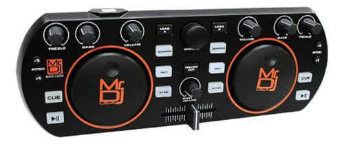 Mr. Dj Mvdj-1000bk Usb Dj Mix Controller Con Canales De Mezc 1