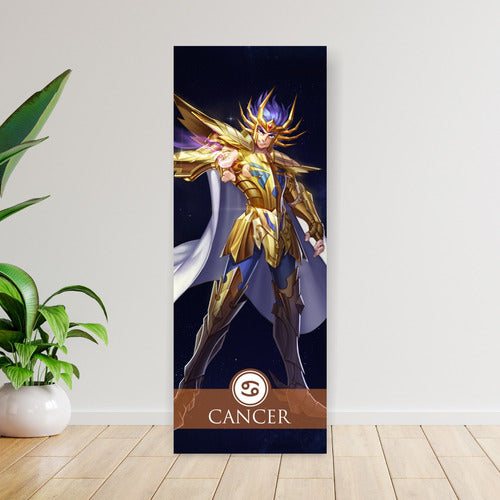 Caballeros Zodiaco Large Frame 30x80 Cm Deathmask Cancer 4