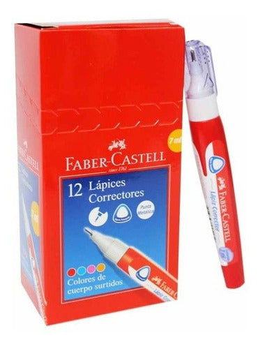 Lapiz Corrector Faber Castell 7 Ml Pack X 6 Unidades 3