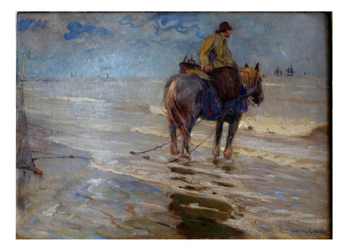 Carlos Grethe - Pescador - Lámina 45x30 Cm. 0