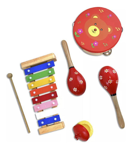 OK Baby Musical Instruments Wooden Set Sryj 0