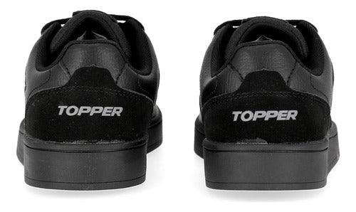 Topper Costa Slate Skateboarding Shoes in Black | Moov 2