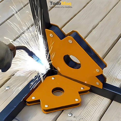 Lusqtoff Magnetic Square 3" 9kg for Welding Kit X 2 U. 2