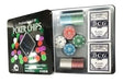 Poker Chips X100 Sets Dealer Tin Poker Chips Prm Playking 1