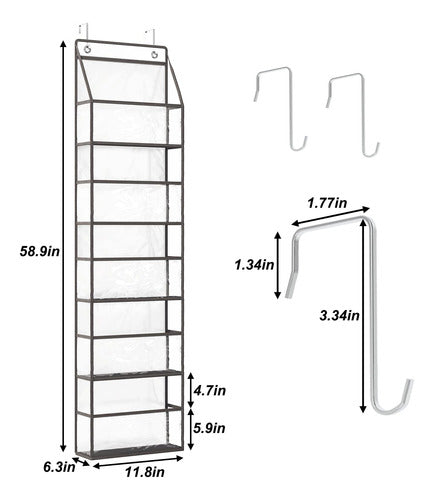 Organizador De Puerta Colgante 5-shelf Room Organizer 1