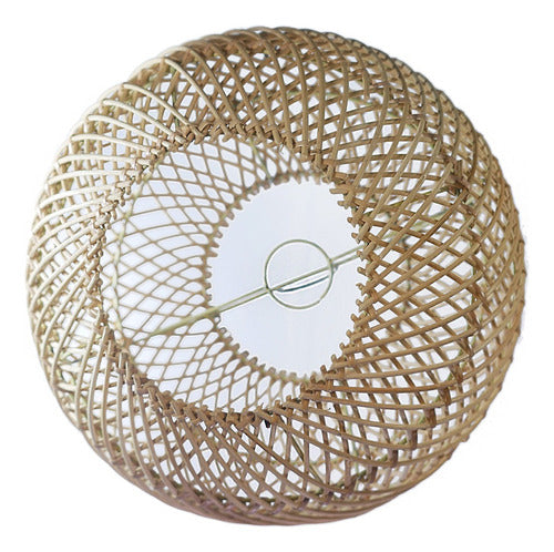 Artesanal Rattan Ball Lampshade, Pack of Two 6