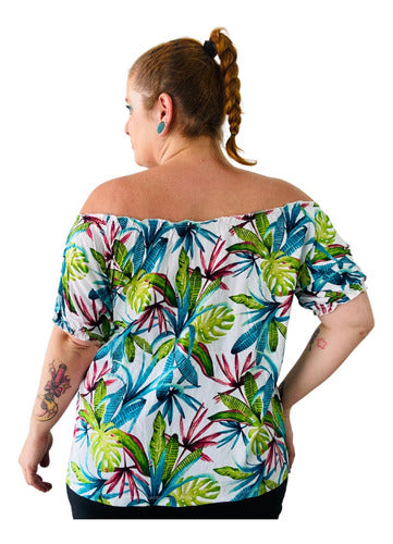 Floral Paisana Blouse Pili Plus Size Summer Specials 16