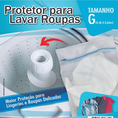 Kit 5 Protetores Lavar Roupas Delicadas - Saquinho G New 2