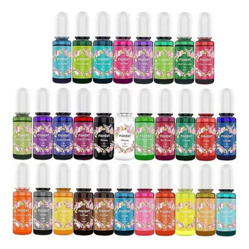 Rebaratoo Liquid Pigments Set for Resin x 10 ml x 26 Units 0