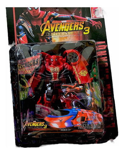 Beautiful Transformer Spiderman Doll Car 0