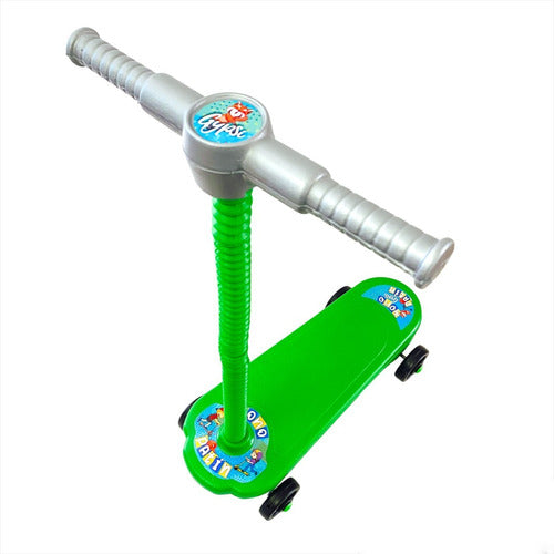 Kids Plastic 4-Wheel Skateboard with Steel Axles 3