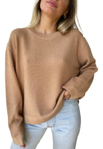 Women's Round Neck Sweater Ideal for Autumn/Winter 0