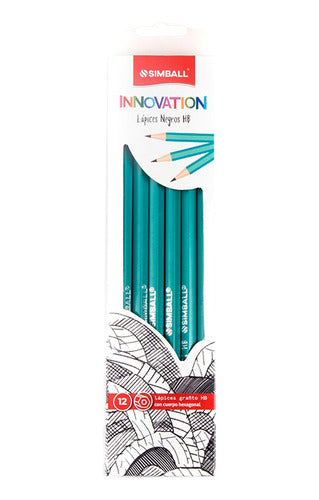 36 Black Graphite HB Pencils by Simball Innovation 0
