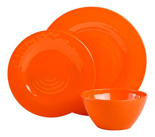 Gibson Home Melamine Dinnerware Set 5