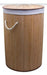Large Bamboo Laundry Basket with Lid 0