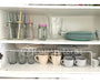Set of 2 Reinforced White Expandable Shelf Organizers for Pantry 11