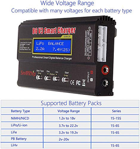 Icquanzx B6 V3 Lipo Cargador De Equilibrio Cargador Descarga 1