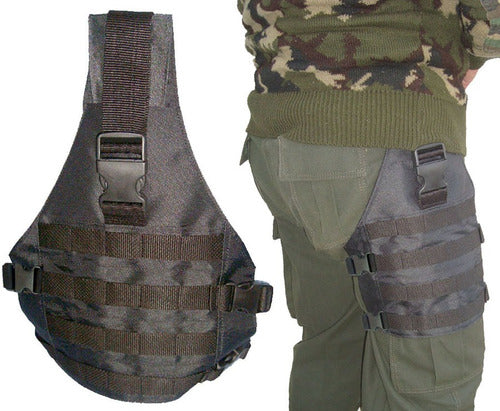 PRODUCTO DE FABRICACION PROPIA Tactical MOLLE Thigh Holster/Leg Rig - Ambidextrous/Military/Police/Security - 3 Colors 1