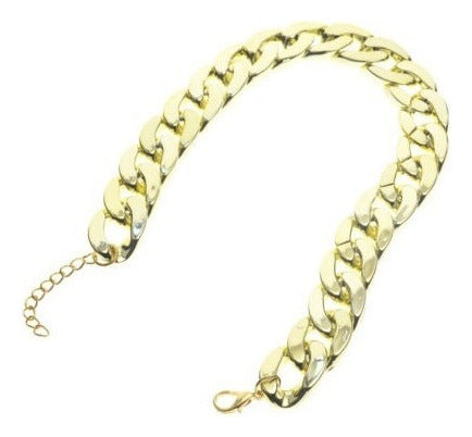 Pequeño Perro Cadena Ajustable Collar Punk Dorado Collar De 4