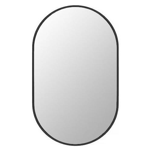 Oval Mirror 50x75cm PVC Frame 0