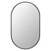 Oval Mirror 50x75cm PVC Frame 0