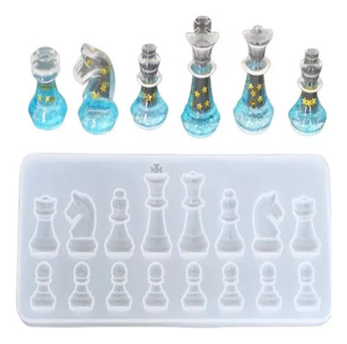 Rebaratoo Silicone Chess Piece Mold for Resin Chocolate 0