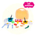 Cooking Set with Carry Case + 17 Pcs Accessories by OK Baby 2
