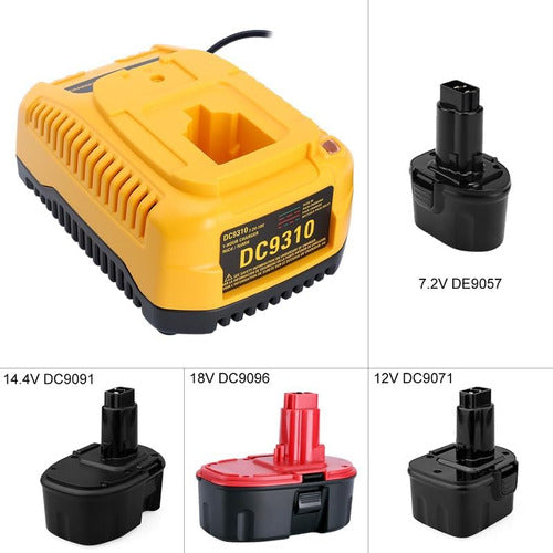 Cargador De Baterias Nimh Dewalt 7.2 A 18v 220v 2