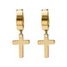 Rickts Stainless Steel Cruz Pressure Earrings for Men and Women 1