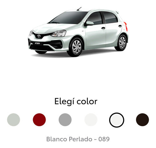 L'Rock Color De Retoque Toyota Blanco Platinum Perl Yaris 5