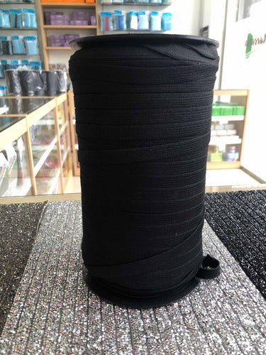 Elástico Polyester Liso Negro 10 Mm 0