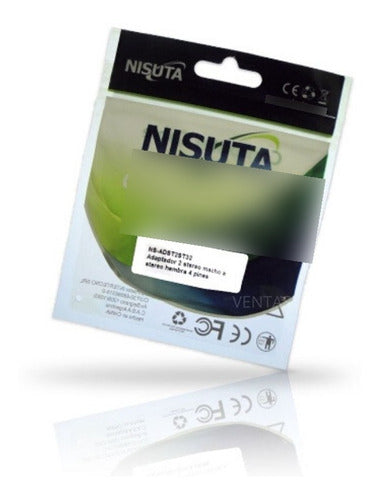 Nisuta 2 Stereo 3.5mm to Stereo 3.5mm Adapter 4-Pin Nisuta 1