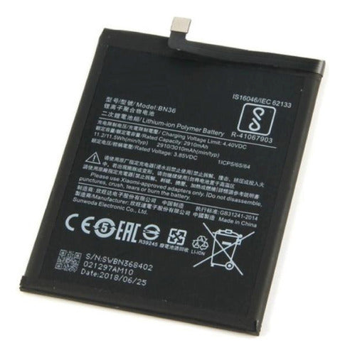 Celuphone BN36 Battery for Xiaomi Mi A2 Mi 6X M1804D2SG 4000mAh 0