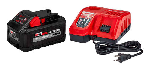 Milwaukee Fast Charger + 18V 8.0 Ah Battery 48-4059 0