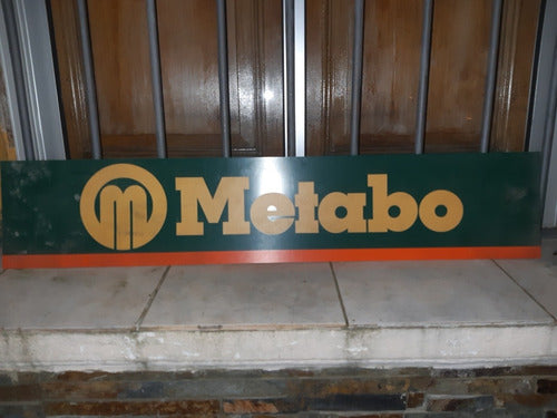 Cartel Plastico Metabo 80 X 20 Cns 0