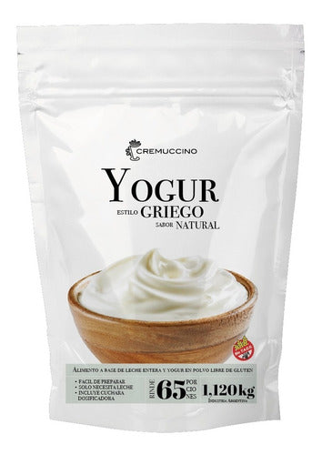 Greek Natural Yogurt 1.120kg Cremuccino Gluten-Free Cafe 0