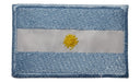 Parche Aplique Aplicacion Bordado Bandera Argentina 7x4cm. 0