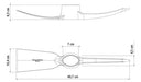 Tramontina Pico Punta Y Pala 104mm Con Cabo Madera 2